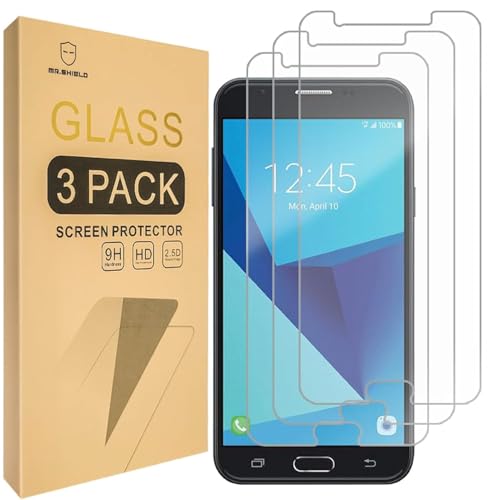Image of [3-Pack]-Mr Shield for SamsungA‚ GalaxyA‚ J7A‚ SkyA‚ Pro [Tempered Glass] Screen Protector with Lifetime Replacement Warranty