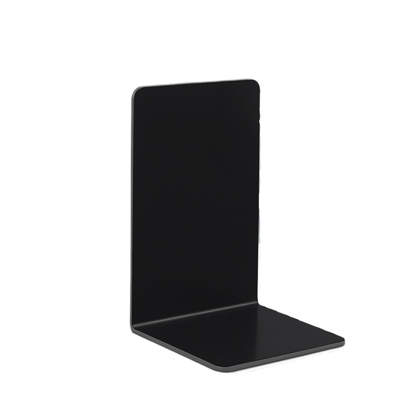 Bookends Bookends Non-Skid Book End Clear Holder For Library And Desktop Organizer Ends Shelves(Black)
