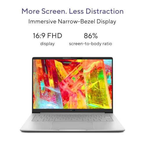Image of ASUS Chromebook CM1405 (2026), Smartchoice, MediaTek Kompanio 540 Processor, 4GB RAM, 64GB SSD, FHD, 14 inch(35.5 cm), 60Hz, Chrome OS, Pure Grey, 1.37 Kg, CM1405CM4A-S60034, Thin & Light Laptop