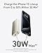 Anker Nano Power Bank, 10,000mAh Portable Charger with Built-in USB-C Cable, 30W Recharging, 30W Max Output with USB-C&A, for iPhone 17/16/15 Series, MacBook, Galaxy, AirPods, and More