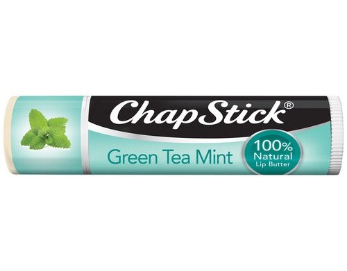 ChapStick 100 Natural Lip Butter Green Tea Mint 0 15 oz Pack of 6