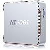 NiPoGi Mini PC, 8GB RAM DDR4/256GB M.2 SSD Ιntel Celeron J4125 Small Office Desktop PC, Micro PC Support 4K UHD@60Hz, Gigabit Ethernet, Dual Band WLAN, Dual HDMI+1X VGA Triple Display