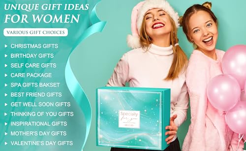 Birthday Gifts for Women, Self Care Gifts Get Well Soon Gifts Basket for Women, Ocean Relaxing Spa Gifts Care Package w/Luxury Blanket, Unique Gifts for Mom Mother Her Wife Girlfriend Friend Sister - Image 4