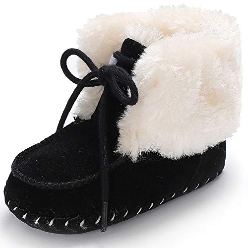 Zapatos Bebe Invierno, Primeros Pasos para Bebé Niña Niño Calzado Botas de Nieve 0-18 Mes