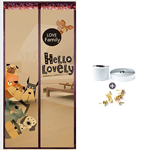 Preisvergleich Produktbild KKLTDI Polyest Magnet fliegengitter tür, Magnet Automatisch zu Sommer Haustierfreundlich Anti mosquito Für Schiebetür-A 95x205cm(37x81")