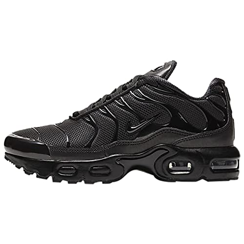 Nike Air Max Plus Little Kids' Shoes (CD0610-001, Black/Black/Black) Size 10.5