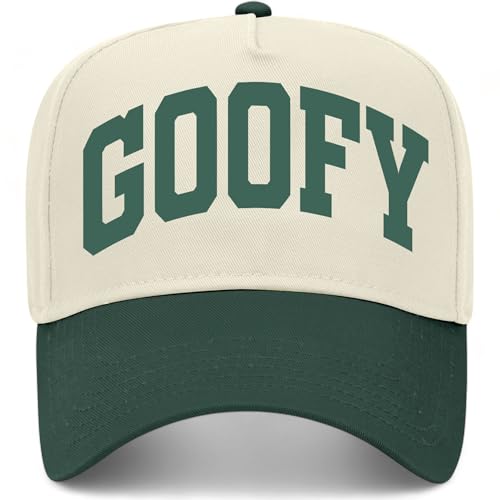 Goofy Collegiate Hat (US Alpha One Size Green/Natural)