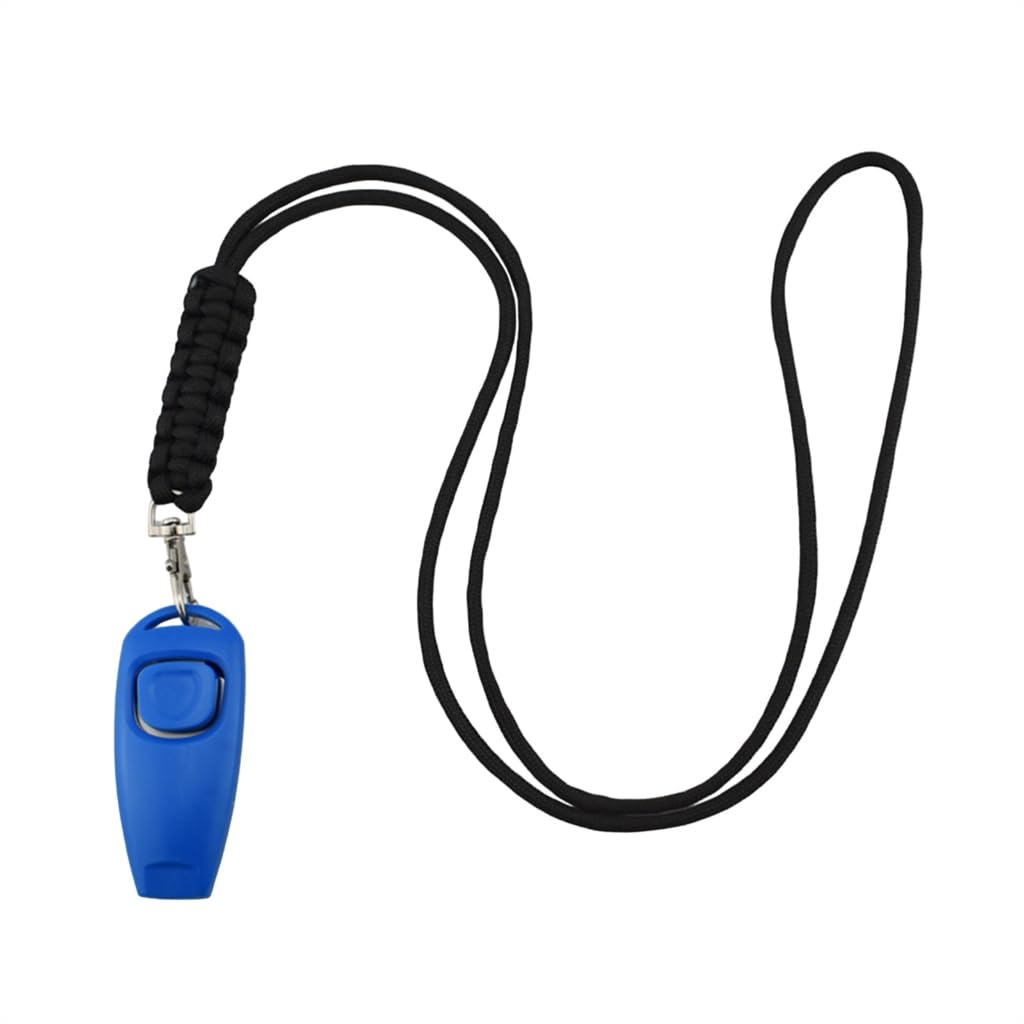 XAGMODSHN Professional Dog Whistle with Clickers Device Practical Dog Training Whistle with Neckstrap for Outdoor Indoor