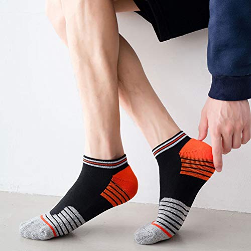 5 Paar Sokken Voor Buiten Mannen Crew Sokken Middelste Buis Sok Jongens Kwart Sok Thermische Crew Sokken Dikke Gebreide Knusse Sokken Katoen Compressie Sokken Mens Vintage - Afbeelding 7