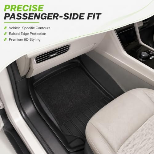 Image of EV MASTER 9D Car Floor Mats for MG ZS EV Hybrid (2026 Onwards) Complete Set | Anti Slip Full Coverage Premium Luxury Car Floor Mats | Washable Waterproof All Weather