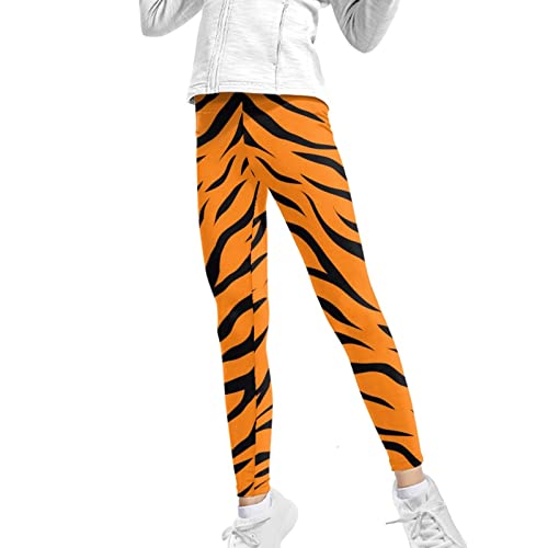 Leggings de yoga para niñas con cintura alta y control de abdomen