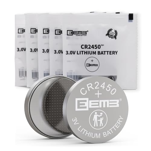 EEMB 5X Pilas de Botón CR2450, Batería de Litio 3V CR 2450...