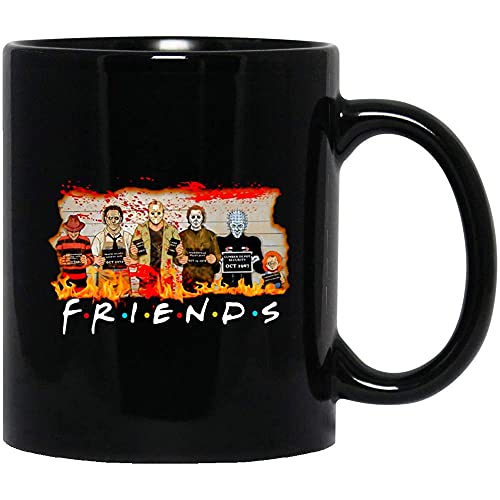 Tazas de té con texto en inglés 'Tazas de té' de Michael IT Chucky Película de Terror Amigos Película de Terror Jason Voorhees Michael IT