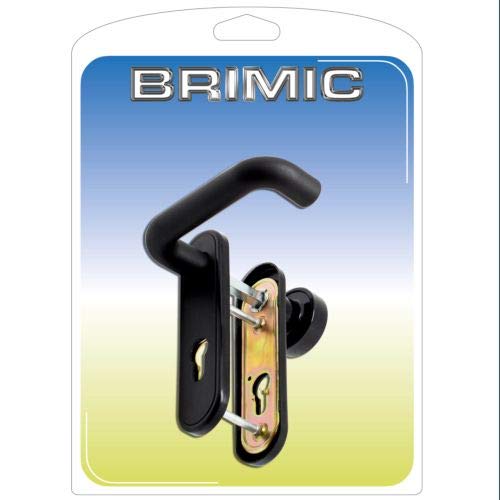 MANILLA CON PLACA BOCALLAVE Y POMO PUERTA METALICA