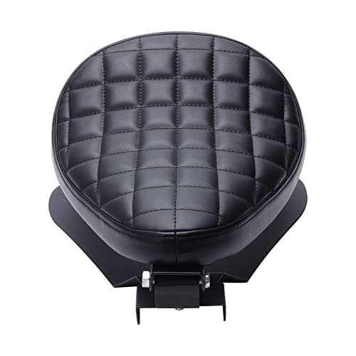 Image of DREAMIZER Motorcycle Seat Cushion Driver Solo Seats with Spring Bracket PU Leather Compatible with Harley Honda Yamaha Kawasaki Sportster Iron 883 1200 Chopper Bobber Cafe Racer