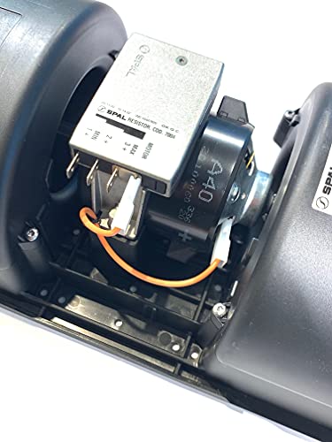 Image of Genuine New OEM SPAL 30006707 Dual Wheel Centrifugal Blower Fan 017-A40-22 RA3VCV 12V