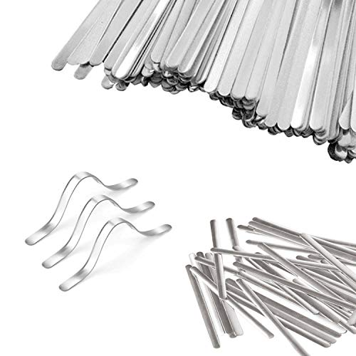 {Alambres Nariz Mascarillas Adhesivo Alambre WedDecor - Juego de 20 tiras de puente para nariz de aluminio, barra de aluminio, 85 mm, alambre de nariz, de metal, para...