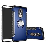 smartphone xiaomi redmi 5 plus 3gb+32gb dual sim rosa El anillo de dedo de metal se puede girar 360 °, y puede ajustar cualquier ángulo que necesite.