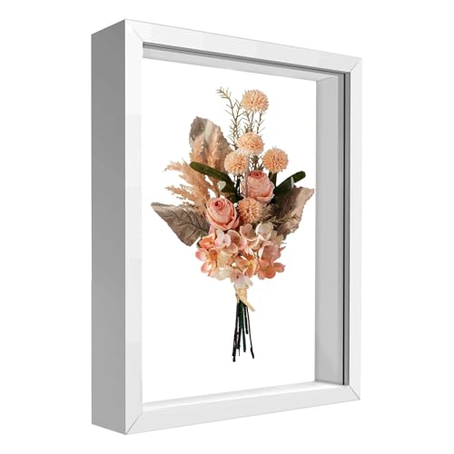 Intckwan Tiefer Bilderrahmen zum Befüllen, 20x29 cm, 3D Rahmen A4 mit...