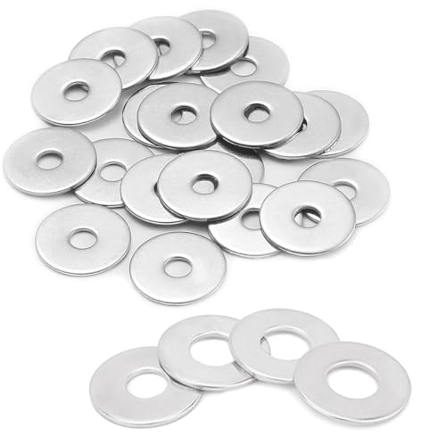 120 Pcs M3 Penny Washers for Screws - 304 Stainless Steel (M3x9mm) | Weatherproof Flat Washers for DIY, Automotive & Outdoor Projects