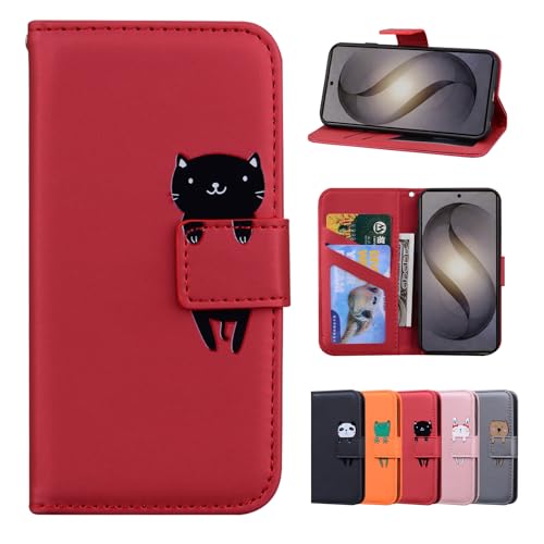Rostsant Coque pour Samsung Galaxy S26 Plus 5G Housse Pochette Fermeture Magnétique en Cuir Etui Portefeuille Coque de Protection pour Samsung Galaxy S26 Plus...
