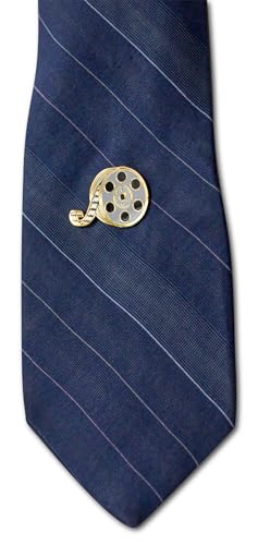 Image of Novel Merk Clapboard & Movie - Show Business Lapel Pin, Hat Pin & Tie Tack Set - with Clutch Back