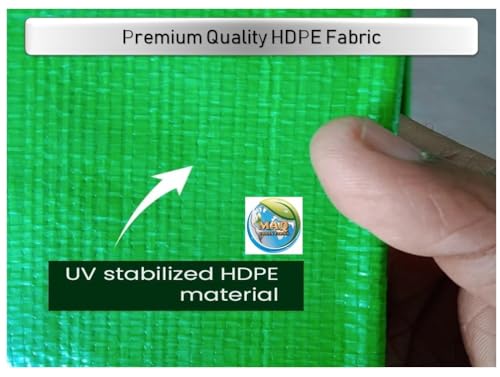 Image of MASHKI 9 inch x 9 inch Garden Green HPDE Growbags, for Home Gardening, Terrace Balcony Gardening Grow Bag (MGB-9X9 1 NOS)