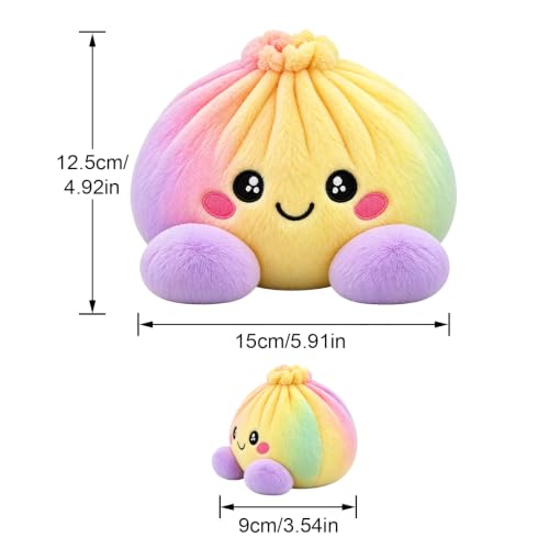 Giant Dumplings Pillow Cute Plush Stuffed Steamed Bun Pillows Home Decor - image 3