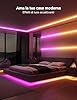 Govee RGBIC Striscia LED con Copertura, 5M LED Profilo con Luci Intelligenti Funzionano con Alexa e Google Assistant, Tagliabile e Collegabile, per Camera da Letto, Battiscopa, Studio, Mobiletto #2