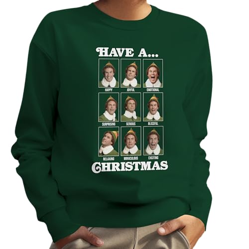 Elf Have A Buddy Christmas Adult and Kids Sized Crewneck Sweater
