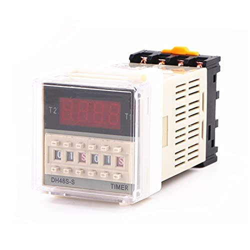 Relais temporisé DH48S-S double temps programmable pour réguler l'éclairage public