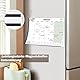 Qupuce Magnet Kalender kühlschrank 2025 2026(18 Mo) 32 x 22 cm, Magnetischer Kalender von Jul.2025 bis Dez. 2026, Monatsplaner/Wandkalender Familienkalender für Zuhause oder Büro