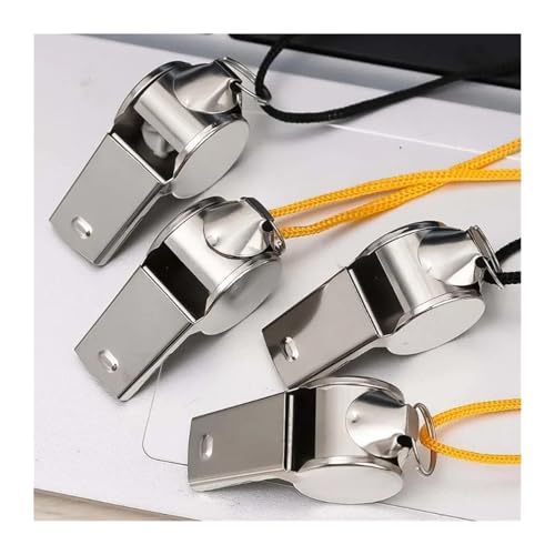 Silbato Profesional de Acero Inoxidable con Cordón para Entrenamiento miniatura 4