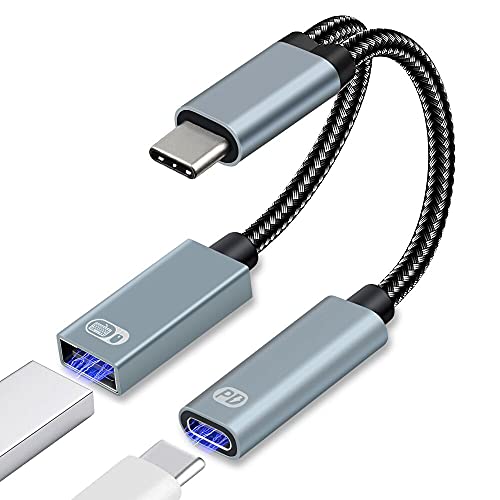 USB C-USBメス2で1コンバーターアダプター Amazon.co.jp: USB C-USBメス2で1コンバーターアダプター、Type C 20W