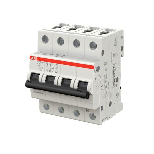 ABB Stotz S & J Schalter 10 KA 25 A C 3p + N (4P) S 203 MC 25 NA
