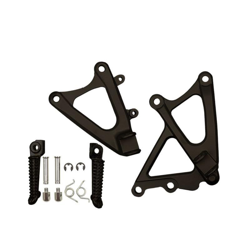 Repose-Pieds Avant Arrière Yamaha YZF R1 2009-2014 Support Pédale Noir
