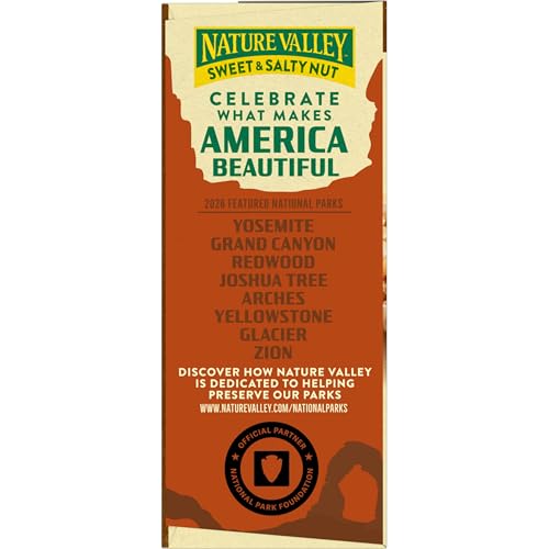 Image of Nature Valley Granola Bars, Sweet and Salty Nut, Peanut, 12 Bars, 14.4 oz