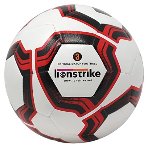 Lionstrike Size 4 Match Football - IMS specification match-level football with softer, more responsive touch, designed for U9 to U13 age groups (Size 4) Cover