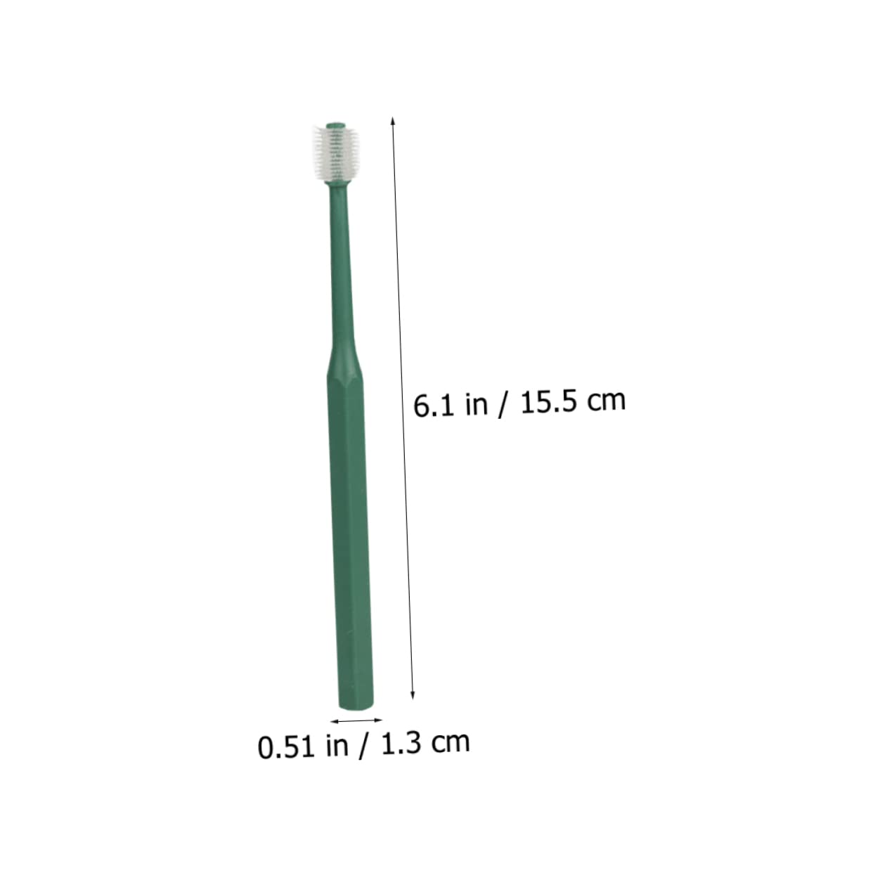 FRCOLOR 12pièces Kit De Brosses à Dents Pour Animaux Brosse à Dents Douce Pour Chiens Et Chats Nettoyage Oral Ergonomique Et Pratique Degrés Couleur Verte Et Blanche