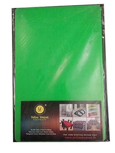Yellow Weaves 6 Pieces PVC Fridge Mats for Shelves, Refrigerator Shelf Mats, Multipurpose Drawer Mat, Waterproof, Washable (11x17-inch, Multicolour) 1