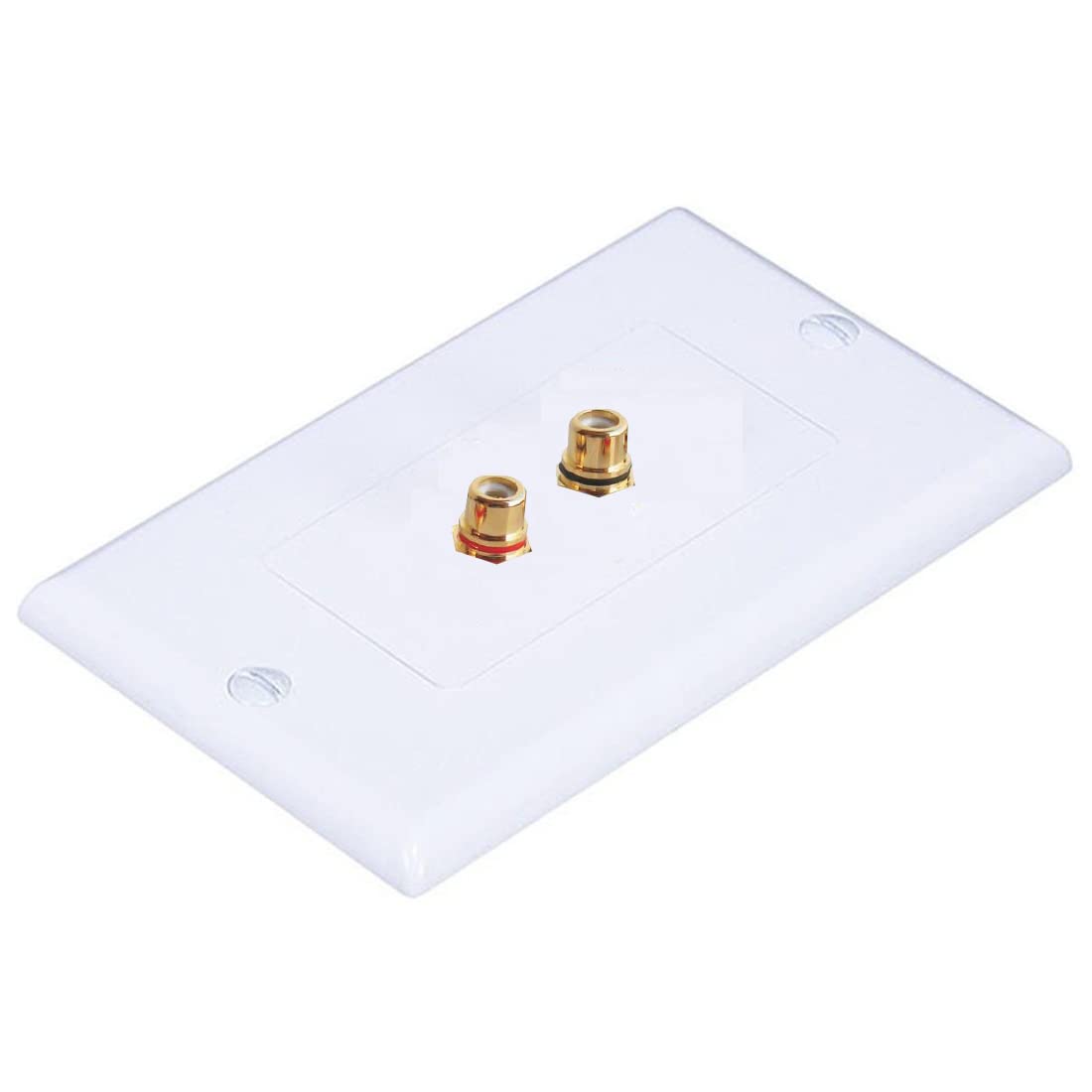MX 2 Socket Rca Female Wall Plate Face Plate 114x70 Mm Home Theaters - MX 3291 (B0011EWTI0) Amazon Price History, Amazon Price Tracker