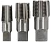 Drill America 3 Piece NPT Pipe Tap Set (1", 1-1/4" and 1-1/2"), Plastic Pouch Case, POU Series