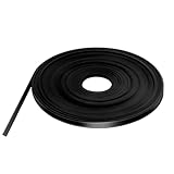 Tressify Flexible Metal-Receptive Tape Strips, 0.6 Cm Wide, Black, for Whiteboard, 16 M Roll, Adhesive