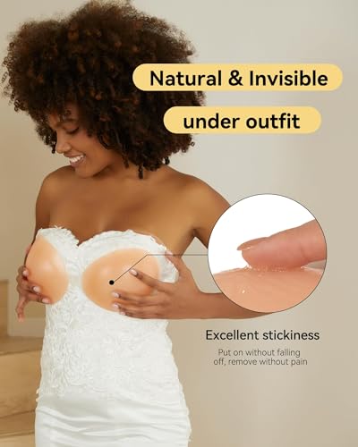 Niidor N009-BARC Adhesive Bra Strapless Sticky Invisible Push Up Silicone Bra For Backless Dress thumb #2
