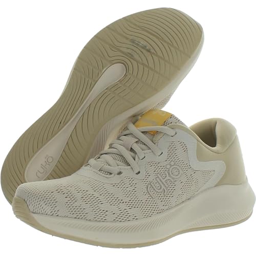 Ryka Womens Frenzy Lace-Up Mesh Running & Training Shoes Beige 11 Wide (C,D,W)2