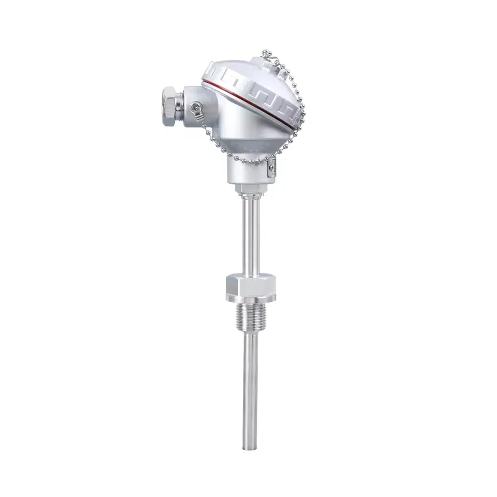 JJKKOZVQF Stainless steel thermocouple PT100 temperature sensor temperature probe thermal resistance PT100(100mm)