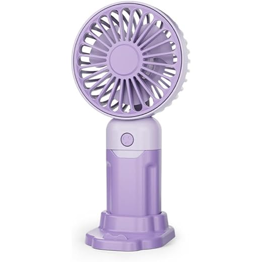 Fully Portable Small Fan Personal Mini Fan Rechargeable Summ
