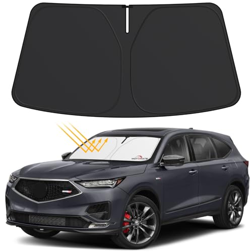 Car Windshield Sun Shade - Motomate Custom for Acura MDX 2021-2024 [4 Layers Nano Coating] SUV...