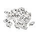 MroMax Sliding T Slot Nuts M4 Half Round Roll in T-Nut for 4040 Series Aluminum Extrusion Profile Carbon Steel Nickel-Plated Silver Tone 30Pcs