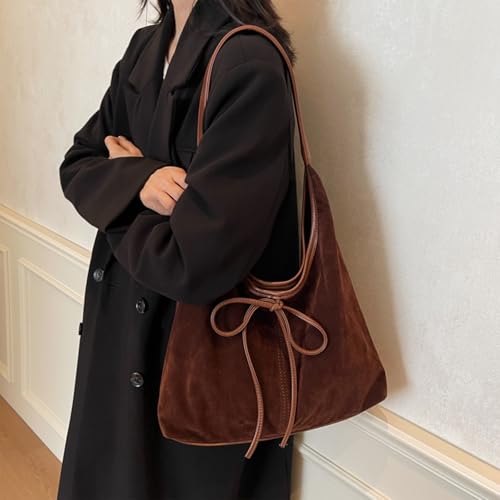 Bolso Tote de Gamuza para Mujer estilo Hobo miniatura 3